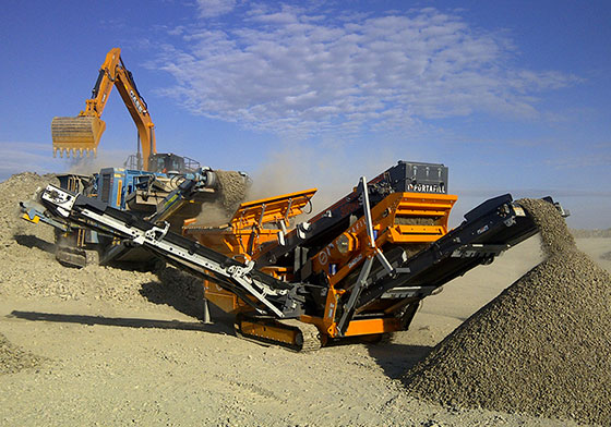 移动式破碎制砂机